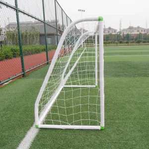 Professional Customized Full Size Portable UPVC Plastic Soccer Football Futsal Goal Post for Kids Court Equipment Sale
