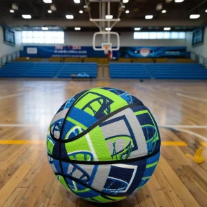 Professional Customized PU Leather Basketball High Quality Logo Printed Training Competition Size 5 7 Water Resistant