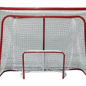 Professional Disassembly Hockey Goal Standard Game Equipment High Quality Stainless Steel Steel Construction 182x122x86cm Hockey