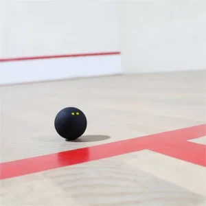 Professional Double Yellow Dot Rubber Squash Ball 39mm Competition Match Ultra Slow Speed Low Bounce High Performance Advanced