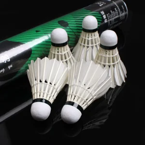 Professional Durable Badminton Shuttlecocks 12-count Set Anhui Practice Training Suitable Both Indoor Outdoor Play Stable