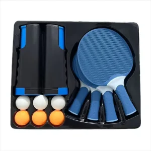 Professional Eco Friendly Indoor Outdoor Table Tennis Equipment Set Portable Adjustable Plastic Pingpong Racket Retractable Nets