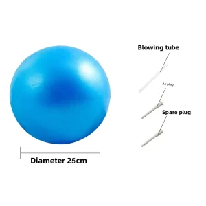 Professional Elite Level Soft Inflatable Ball Advanced 25cm Yoga Ball for Office Fitness and Kids Coordination Training