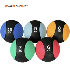 Professional Fitness Exercise Ball Heavy Workout Medicine Ball Non slip Rubber Weighted Strength Training 1 10KG Custom Logo