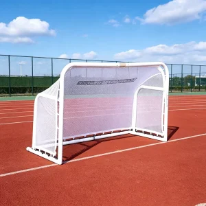 Professional Floorball Goal Model 019 Sturdy Aluminum Frame High Strength Net Official Size Training Equipment
