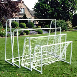 Professional Football Goal with Net Steel Metal Soccer Goals Court Equipment