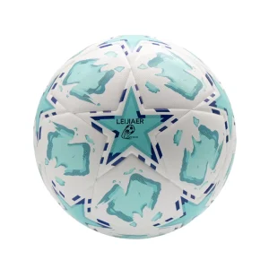 Professional Football Official Waterproof Durable PU Soccer Ball Thermal Bonded Print Technology