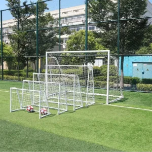 Professional Full Size Aluminum Soccer Goal Portable Football goal for Outdoor Training and Competition with Heavy Duty Net