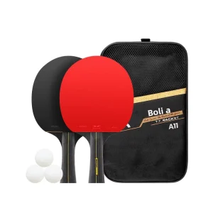 Professional Grade 7 Layer Wood Table Tennis Racket Set Durable Control for Sports Shop Club and Team Use