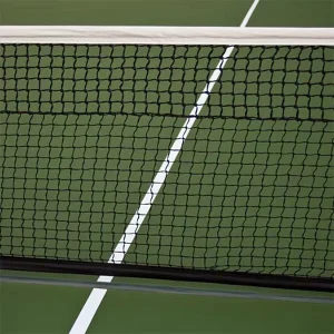 Professional Grade Reinforced Tennis Net Metal Nylon Construction Durable for Competitive Play Training