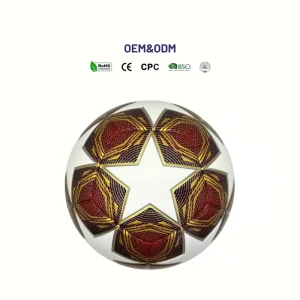 Professional Grade Size 5 Football Competition Training PU Thermobonded OEM ODM BSCI ISO9001 CE Certified