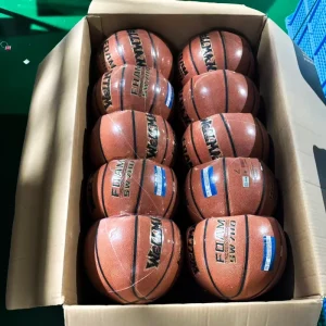 Professional Grade Size 7 Outdoor Training Basketball High Quality PU Leather Custom Logo Thickened Butyl Rubber Bladder