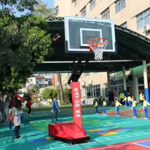 Professional Heavy Duty Portable Adjustable Height Basketball Hoop Tempered Glass Backboard Indoor Outdoor OEM
