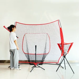 Professional High Quality 7×7 FT Lightweight Portable Baseball Softball Training Net Ball Collection System for