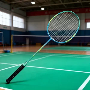 Professional High Quality Durable Iron Alloy 513 One Shot Lightweight Eco Friendly Badminton Racket for Outdoor Beginners Indoor