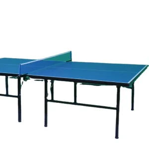 Professional Indoor Foldable Table Tennis Table with 12*30 mm Thick Metal Top No Wheels Durable Design