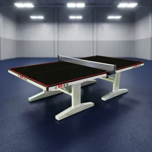 Professional Indoor Foldable Table Tennis Table with Self Opening Wheels Tournament Grade Movable Table Tennis Set
