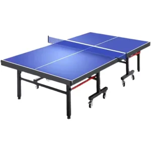 Professional Indoor Strong Wood Foldable Removable 25mm Board Waterproof 8-Wheel Table Tennis