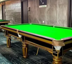 Professional Luxury 9 Ball Pool Table for Home Use, Environment Friendly Snooker & Billiard Table with Ball Return Feature