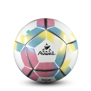 Professional Machine Stitched Indoor Outdoor Size 5 TPU Leather Soccer Ball Multicolor 400 450g ISO9001 Certified