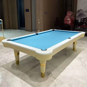 Professional Mini Luxury Slate Pool Table Solid Wood Legs 7ft 8ft 9ft Home Commercial American Snooker & 8&9 Ball Billiard Table