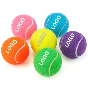 Professional Natural Rubber Tennis Balls Bulk Custom Tennis Ball Colorful Beach Tennis Practice Balls Pet Toys