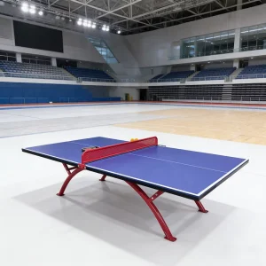Professional OXFORD Density Board Wood Steel Outdoor Table Tennis Table Model NJ P008 009 for Amusement Parks