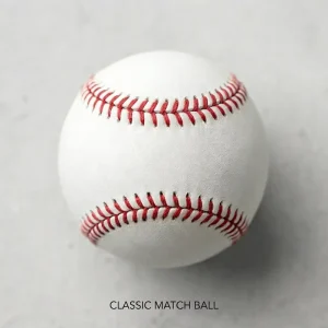 Professional Official Size 9 Baseball Game Match Play Full Grain Leather Red Stitch Hard Baseball for League Tournament