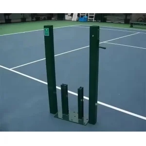Professional On Ground Tennis Post Outdoor Tennis Pole In Ground Pickleball Posts and Nets System
