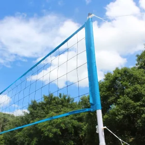 Professional Outdoor Volleyball Net Set PVC PE Material Adjustable 155-216CM Eco Friendly Portable Court Equipment for Backyard