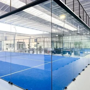 Professional Paddle Tennis Court Outdoor Indoor Sports Club Equipment Cancha De Padel OEM ODM Super Panoramic Padel Court