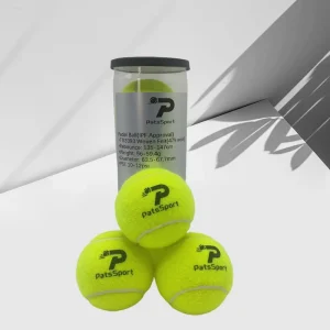 Professional Padel Balls ITF Approved Durable Yellow Pressurized Woven Felt Rubber Core Training Outdoor Sports