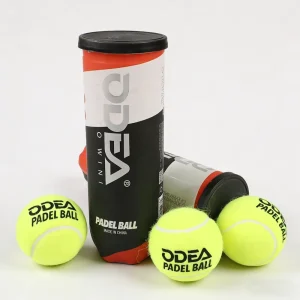 Professional Padel & Tennis Ball 45% Wool Woven Felt High Bounce Durable Yellow Green Custom Logo