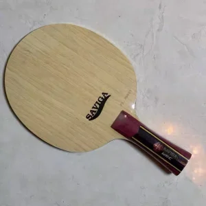 Professional Ping Pong Paddle Custom Print Logo 7 Layer Limba Wood Hardcase Table Tennis Blade Pimples Rubber Straight