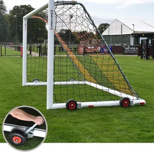 Professional Portable Aluminum Football Goals Soccer Goal Gates with Wheels 24ft X 8ft Goal Posts for Football Field LYM 732A