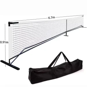 Professional Portable Pickleball Training Net Set with Aluminum Alloy Removable Pole Court Equipment for Training