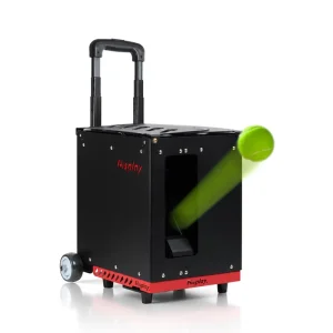 Professional Portable Tennis Ball Machine Adjustable Serve 80+ Balls Capacity For Junior Players Coaches Solo