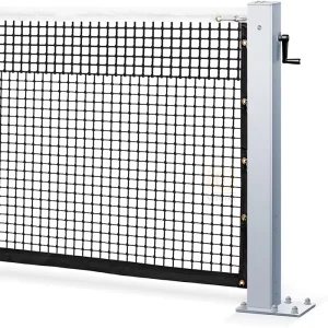Professional Portable Tennis Net System Heavy Duty Aluminum Alloy Regulation Size Outdoor Training Equipment