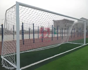 Professional Portable White HDPE & Steel Frame Soccer Goal Net for Outdoor Use