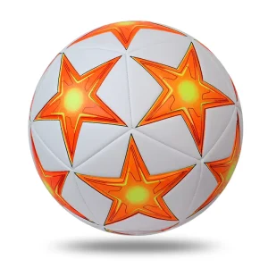 Professional Soccer Ball Pentagram Design Size5 Football TPU PU PVC Material Machine Stitched Training Ball