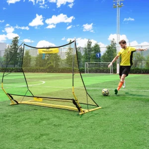 Professional Soccer Rebound Goal & Net 180x180x40 cm Ideal for Football Training Gym Practice Durable Training Equipment