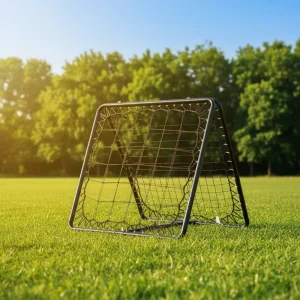 Professional Soccer Rebounder Net with Steel Frame Foldable Training Goal for Backyard Practice