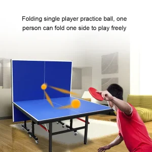 Professional Standard Size Table Tennis Table Indoor Movable Ping Pong Table with Wheels for Club Training