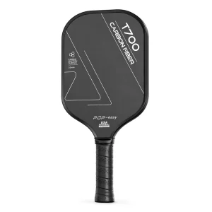 Professional T700 Carbon Fiber Pickleball Paddle Set Cold Pressed Raw Surface Durable Racket With 4 Balls Carry Bag