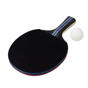 Professional Table Tennis Racket Paddle Bats Set Best Quality Wood and Rubber With Long Pimples for Player Training