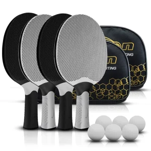 Professional Table Tennis Racket Rubber Composite Rubber Ping Pong Paddle Set Table Tennis Bat