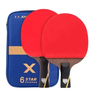 Professional Table Tennis Racket with 3 Stars Customized Rubber Paddle Sport Table Tennis Blade