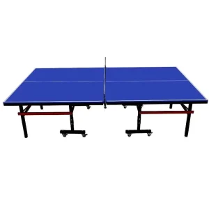 Professional Table Tennis Table Foldable Ping Pong Table for Indoor with Net 2 Table Tennis Paddles and 3 Balls