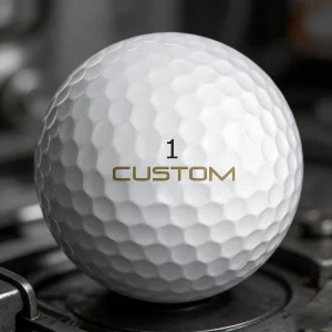 Professional Two Layer Surlyn Custom Logo Practice Golf Balls High Visibility Durable Design For Driving Range Training