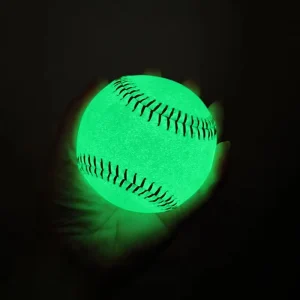 Professional Use Durable Glow Dark Leather Training Baseball Softball Weight Balls 9 Inch